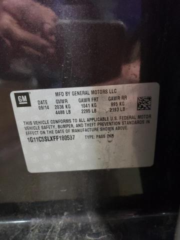 1G11C5SLXFF180537 - 2015 CHEVROLET MALIBU 1LT 紫色 照片 13