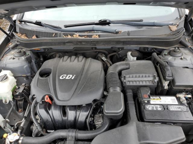 5NPEB4AC1EH934176 - 2014 HYUNDAI SONATA GLS GRAY photo 11