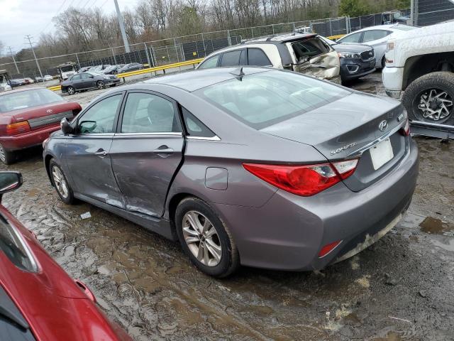 5NPEB4AC1EH934176 - 2014 HYUNDAI SONATA GLS GRAY photo 2