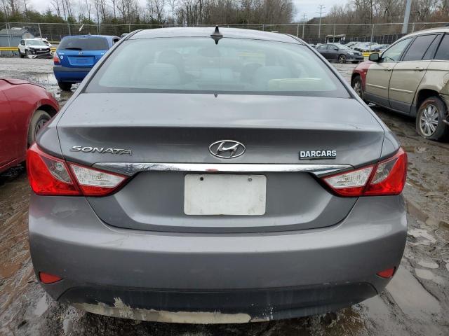 5NPEB4AC1EH934176 - 2014 HYUNDAI SONATA GLS GRAY photo 6