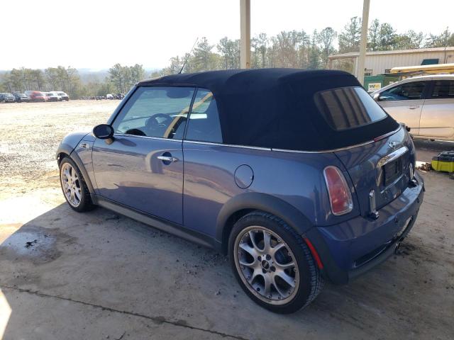 WMWRH33567TL94764 - 2007 MINI COOPER S BLUE photo 2