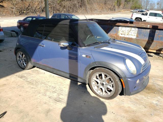 WMWRH33567TL94764 - 2007 MINI COOPER S BLUE photo 4