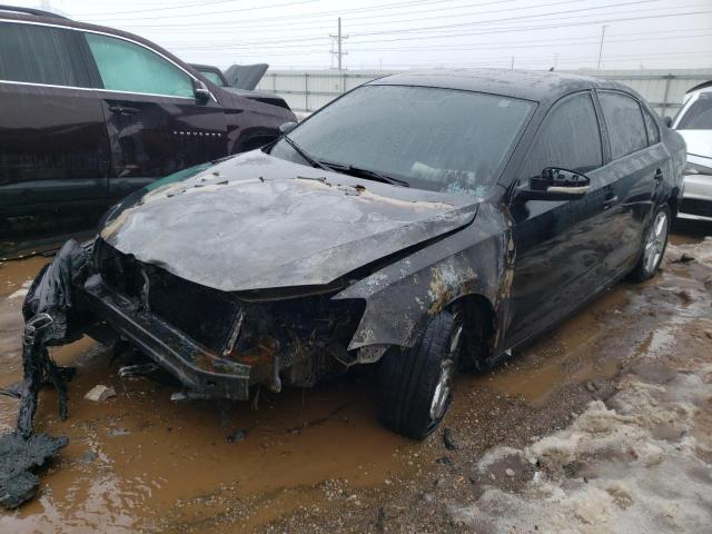 3VWLL7AJ1BM097534 - 2011 VOLKSWAGEN JETTA TDI BLACK photo 1