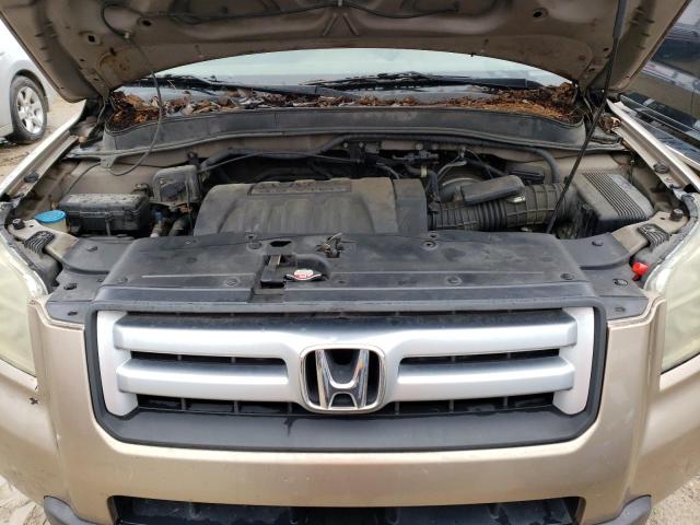 5FNYF185X6B025862 - 2006 HONDA PILOT EX GOLD photo 12