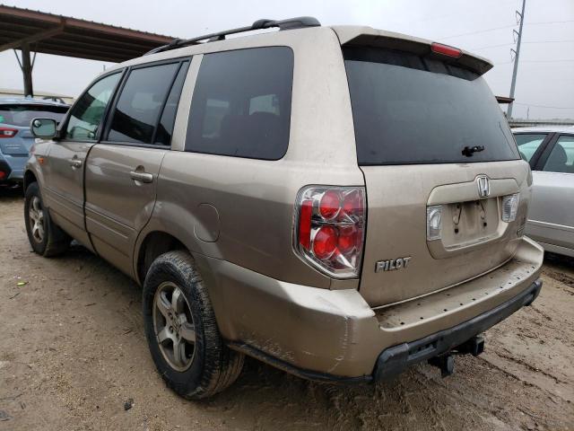 5FNYF185X6B025862 - 2006 HONDA PILOT EX GOLD photo 2