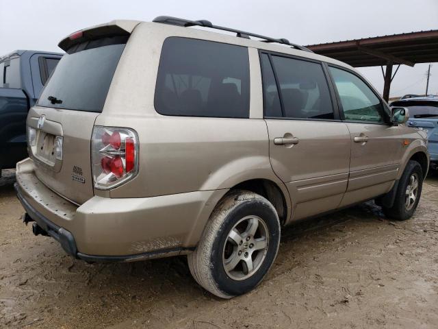 5FNYF185X6B025862 - 2006 HONDA PILOT EX GOLD photo 3