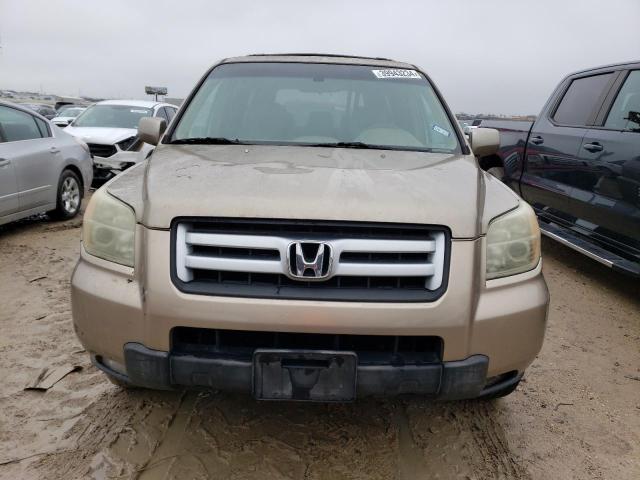 5FNYF185X6B025862 - 2006 HONDA PILOT EX GOLD photo 5