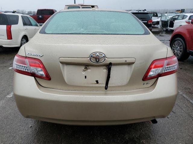 4T4BF3EK1BR153566 - 2011 TOYOTA CAMRY BASE GOLD photo 6