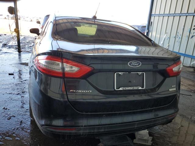 3FA6P0HR9DR253936 - 2013 FORD FUSION SE BLACK photo 6