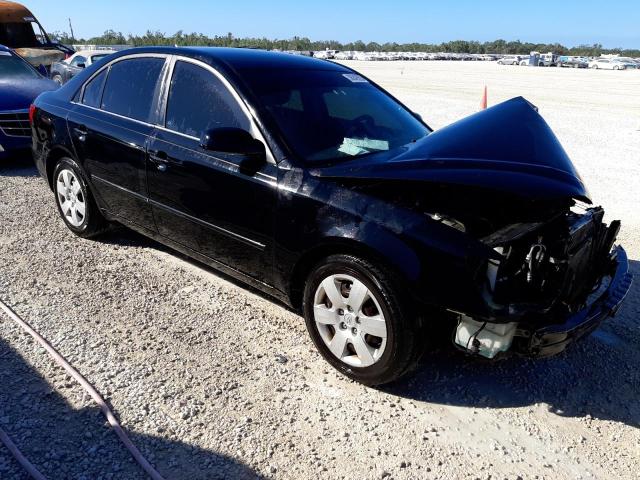 5NPET46C69H493639 - 2009 HYUNDAI SONATA GLS BLACK photo 4