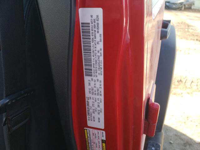 1C4BJWDGXDL674497 - 2013 JEEP WRANGLER U SPORT წითელი ფოტო 12