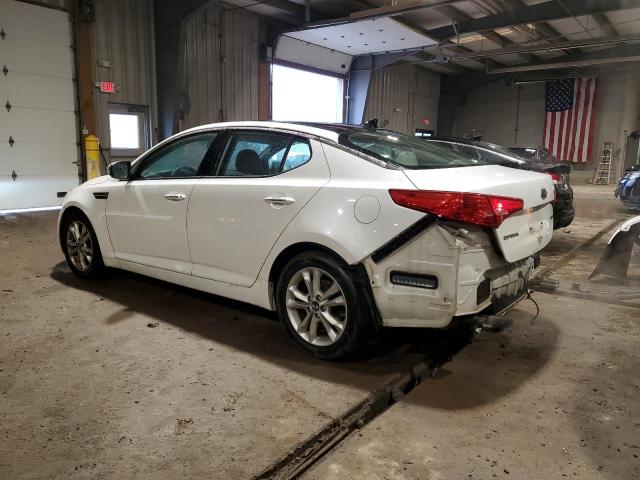 KNAGN4A79B5172226 - 2011 KIA OPTIMA EX WHITE photo 2