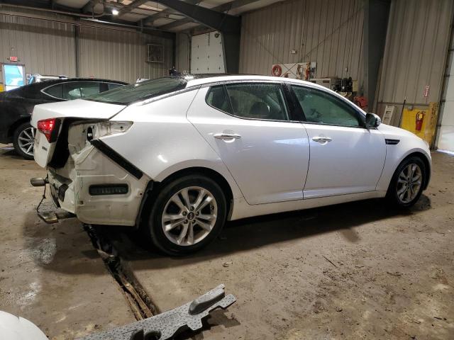 KNAGN4A79B5172226 - 2011 KIA OPTIMA EX WHITE photo 3