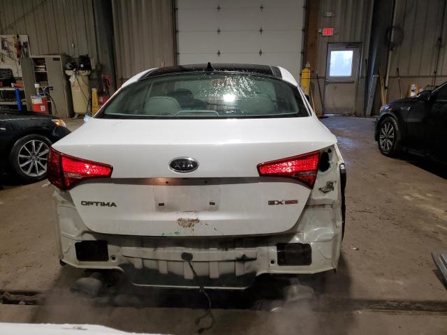 KNAGN4A79B5172226 - 2011 KIA OPTIMA EX WHITE photo 6