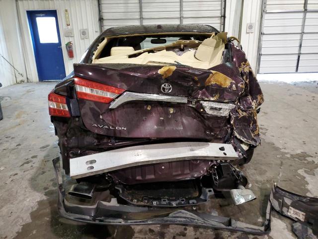 4T1BK1EB0EU100078 - 2014 TOYOTA AVALON BASE MAROON photo 6