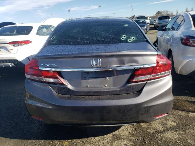 19XFB2F93EE265581 - 2014 HONDA CIVIC EXL GRAY photo 6