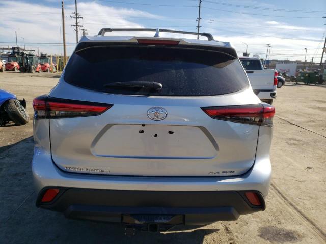 5TDHZRBH3LS519349 - 2020 TOYOTA HIGHLANDER XLE SILVER photo 6