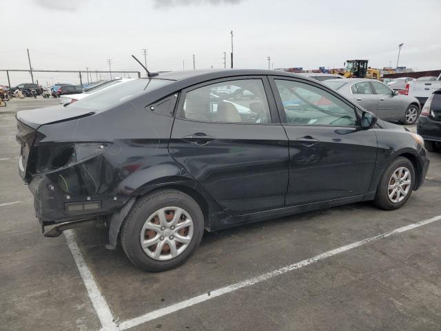 KMHCT4AE5CU133173 - 2012 HYUNDAI ACCENT GLS BLACK photo 3