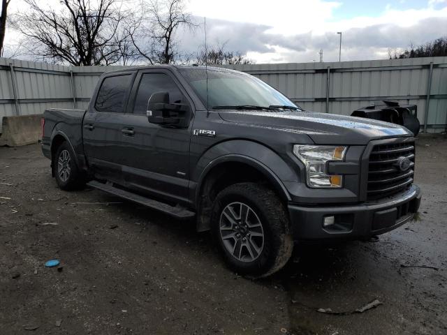 1FTEW1EP9GFD18206 - 2016 FORD F150 SUPERCREW CHARCOAL photo 4