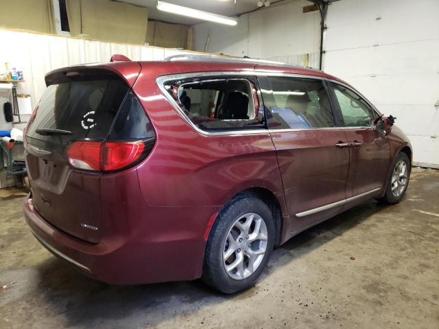 2C4RC1GG1JR272541 - 2018 CHRYSLER PACIFICA LIMITED BURGUNDY photo 3