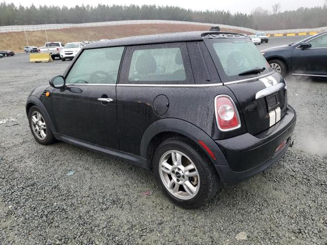 WMWSU3C55DT684499 - 2013 MINI COOPER BLACK photo 2