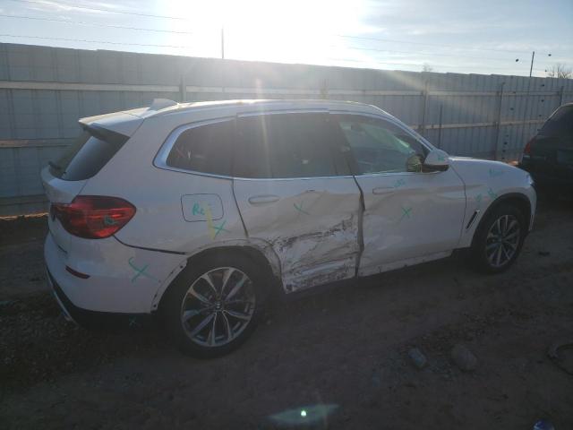 5UXTR9C58KLR10896 - 2019 BMW X3 XDRIVE30I WHITE photo 3