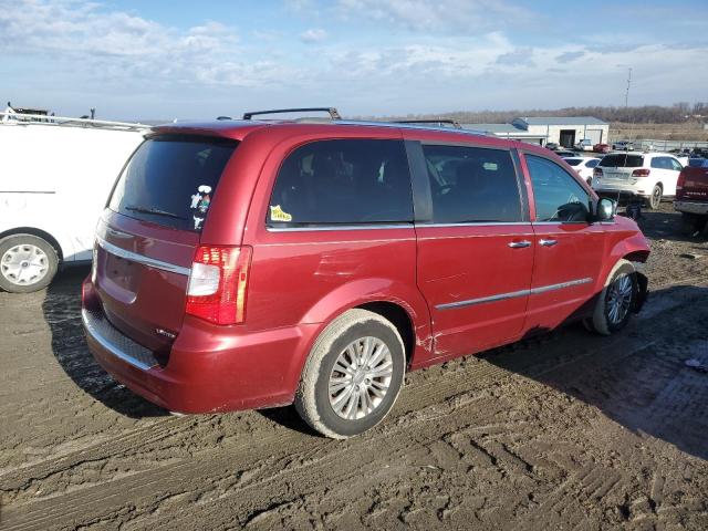 2C4RC1JG8FR741804 - 2015 CHRYSLER TOWN & COU LIMITED MAROON photo 3