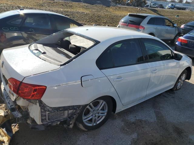 3VW2K7AJ2EM209390 - 2014 VOLKSWAGEN JETTA BASE Սպիտակ լուսանկար 3