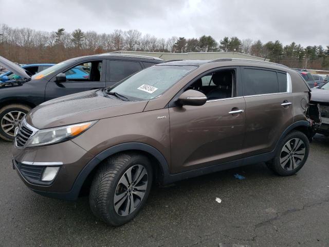 KNDPCCA24B7159590 - 2011 KIA SPORTAGE EX BROWN photo 1