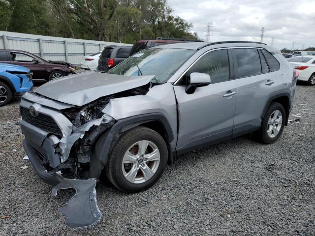 JTMW1RFV0KD010957 - 2019 TOYOTA RAV4 XLE SILVER photo 1