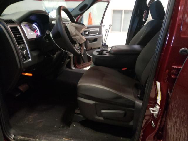 1C6RR7GG6NS173520 - 2022 RAM 1500 CLASS SLT წითელი ფოტო 7