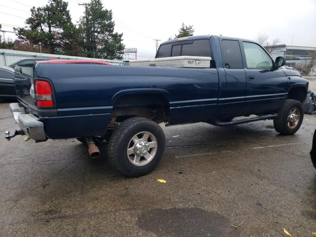 3B7KF23Z02M202527 - 2002 DODGE RAM 2500 BLUE photo 3