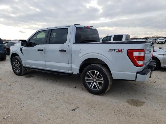 1FTEW1CP2NKD49854 - 2022 FORD F150 SUPERCREW GRAY photo 2