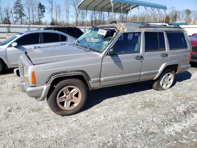 1J4FT58S81L627480 - 2001 JEEP CHEROKEE CLASSIC SILVER photo 1