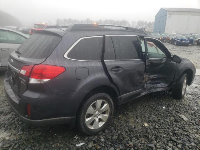 4S4BRDLC9B2421617 - 2011 SUBARU OUTBACK 3.6R LIMITED GRAY photo 3