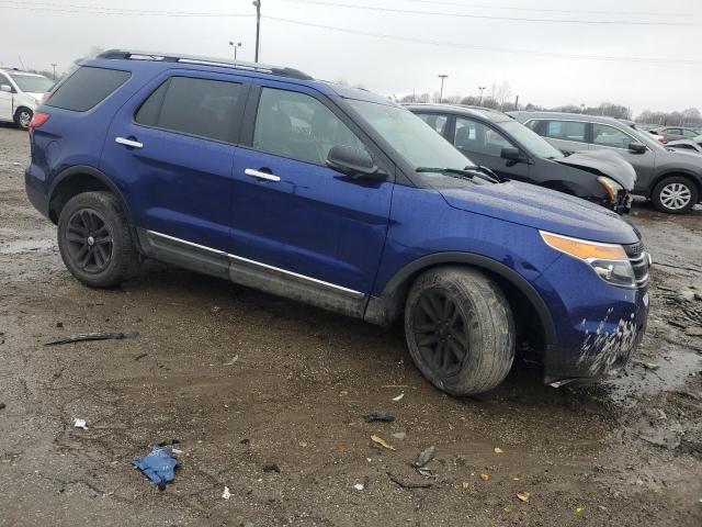 1FM5K7D81DGC25416 - 2013 FORD EXPLORER XLT BLUE photo 4