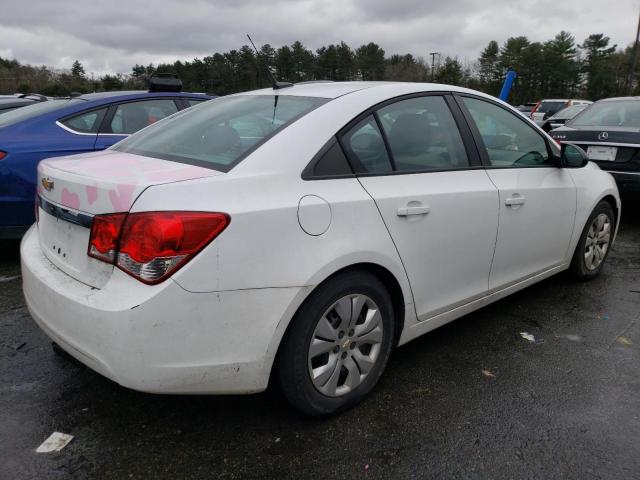 1G1PA5SG7E7262379 - 2014 CHEVROLET CRUZE LS WHITE photo 3