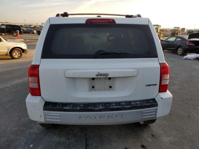 1J8FT48W07D398744 - 2007 JEEP PATRIOT LIMITED WHITE photo 6