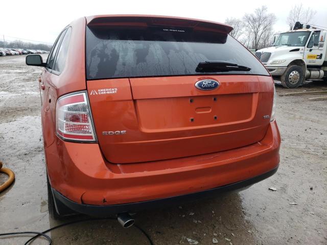 2FMDK38C07BA64927 - 2007 FORD EDGE SEL ORANGE photo 6