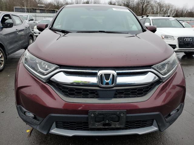 2HKRW2H82KH606613 - 2019 HONDA CR-V EXL RED photo 5