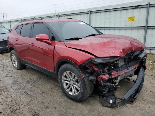 3GNKBKRS0MS545866 - 2021 CHEVROLET BLAZER RS RED photo 4