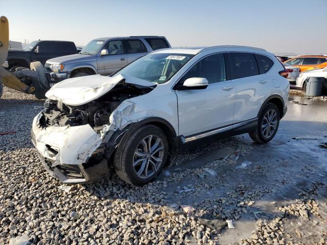 2HKRW2H94NH610594 - 2022 HONDA CR-V TOURING WHITE photo 1