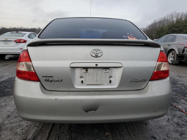 JT2BK12UX10036894 - 2001 TOYOTA PRIUS SILVER photo 6