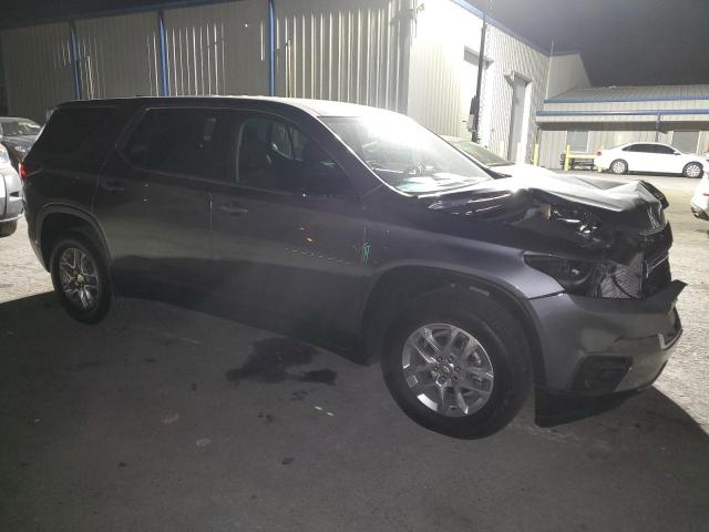 1GNERFKW8LJ316736 - 2020 CHEVROLET TRAVERSE LS GRAY photo 4