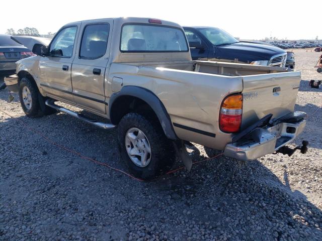 5TEGN92N01Z772514 - 2001 TOYOTA TACOMA DOUBLE CAB PRERUNNER BEIGE photo 2