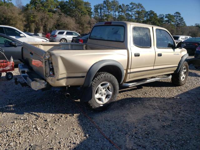 5TEGN92N01Z772514 - 2001 TOYOTA TACOMA DOUBLE CAB PRERUNNER BEIGE photo 3