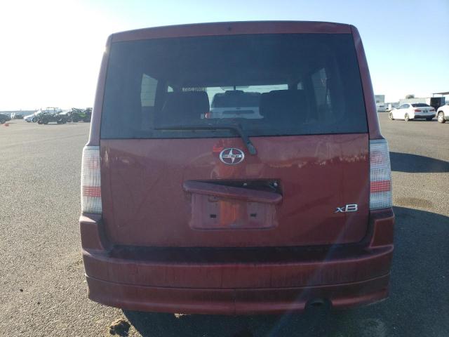 JTLKT324564101493 - 2006 TOYOTA SCION XB BURGUNDY photo 6