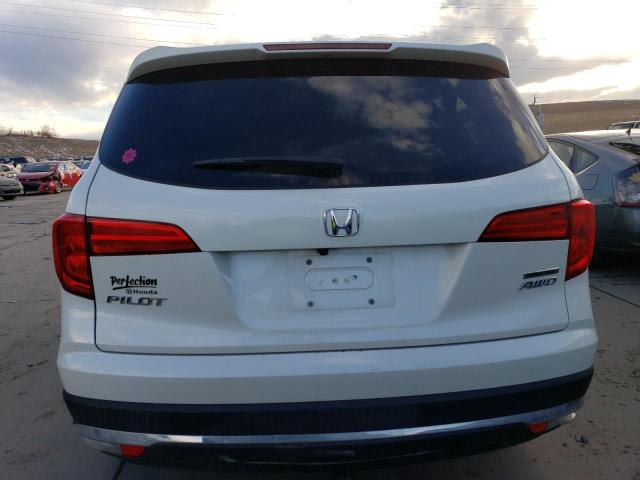 5FNYF6H9XGB062072 - 2016 HONDA PILOT TOURING WHITE photo 6