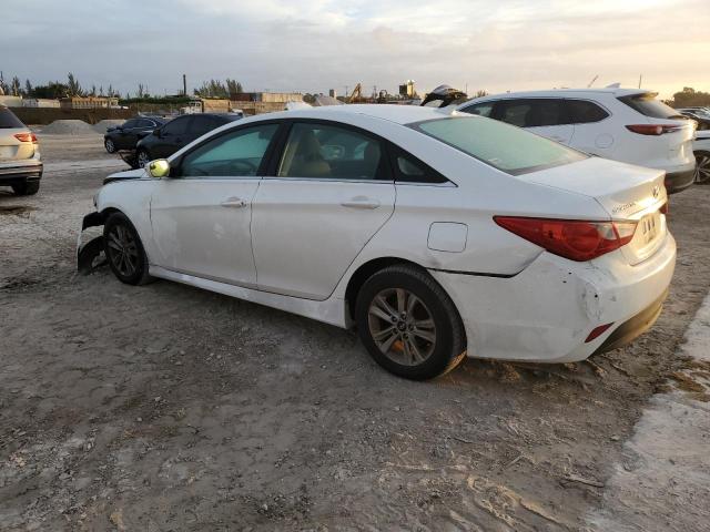 5NPEB4AC0EH899789 - 2014 HYUNDAI SONATA GLS WHITE photo 2