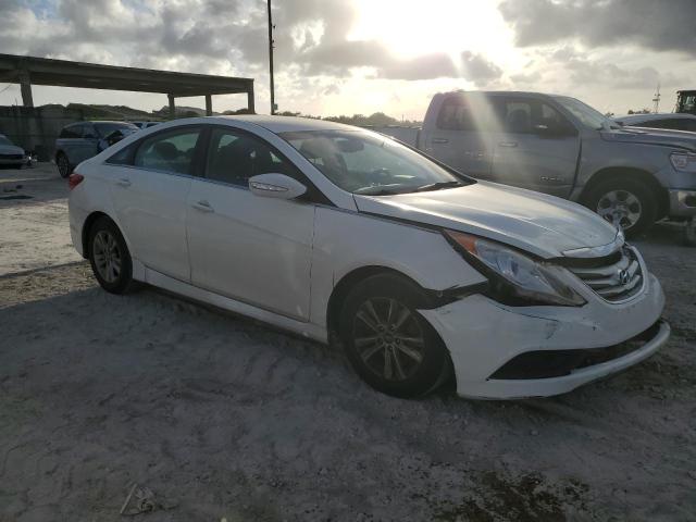 5NPEB4AC0EH899789 - 2014 HYUNDAI SONATA GLS WHITE photo 4